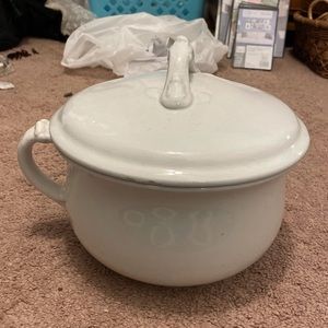 Decorative Antique Chamber Pot